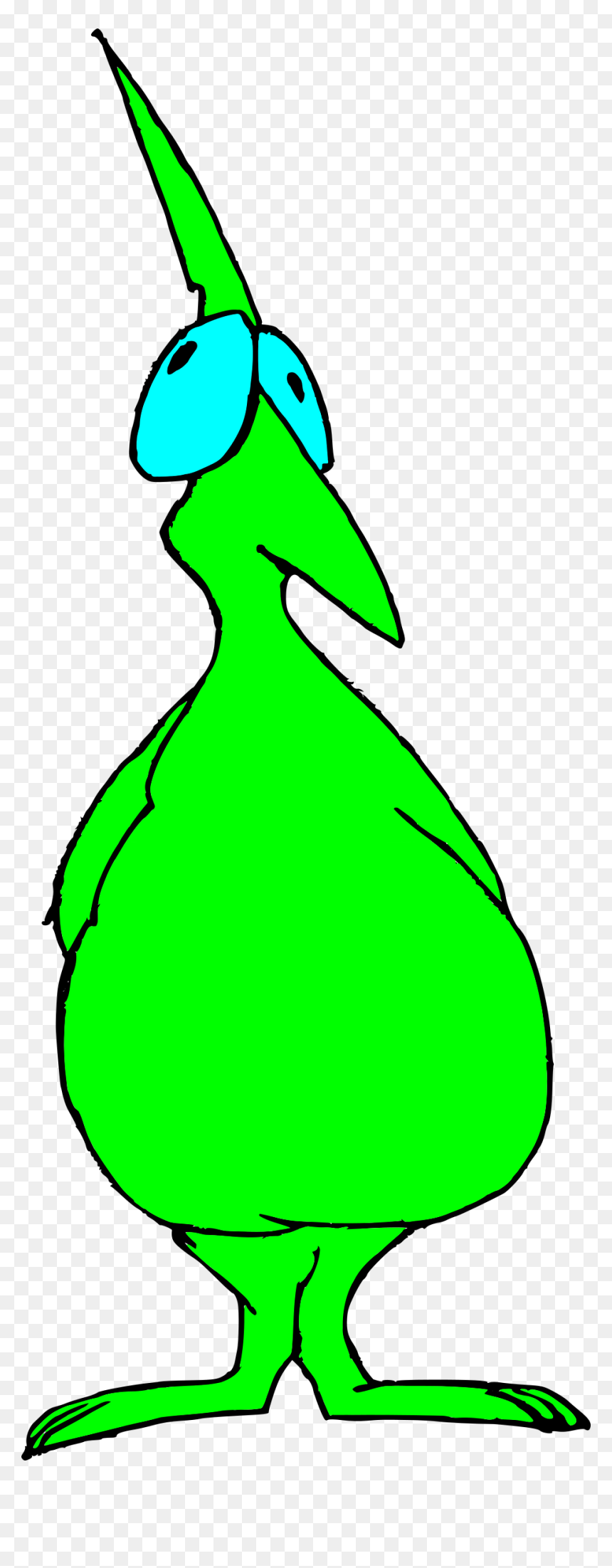 Big Bird Green Clip Arts - Portable Network Graphics, HD Png Download - big bird png