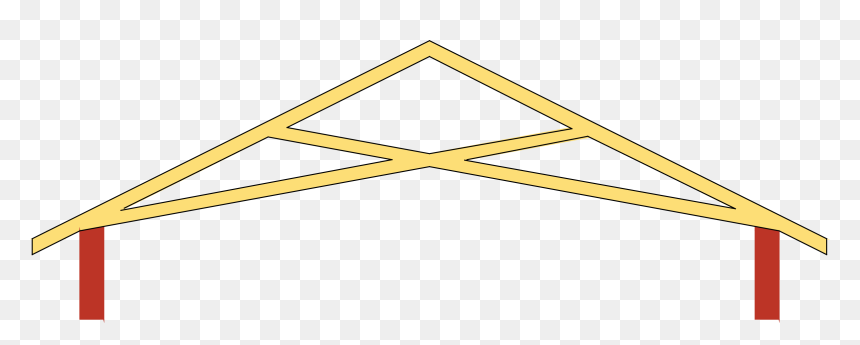 Scissors Truss 1 - Triangle, HD Png Download - scissor png