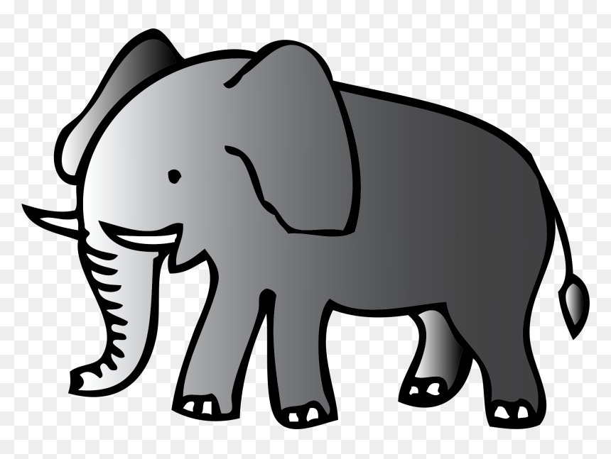 Elephant Clip Arts - Clip Art Elephant, HD Png Download - republican elephant png