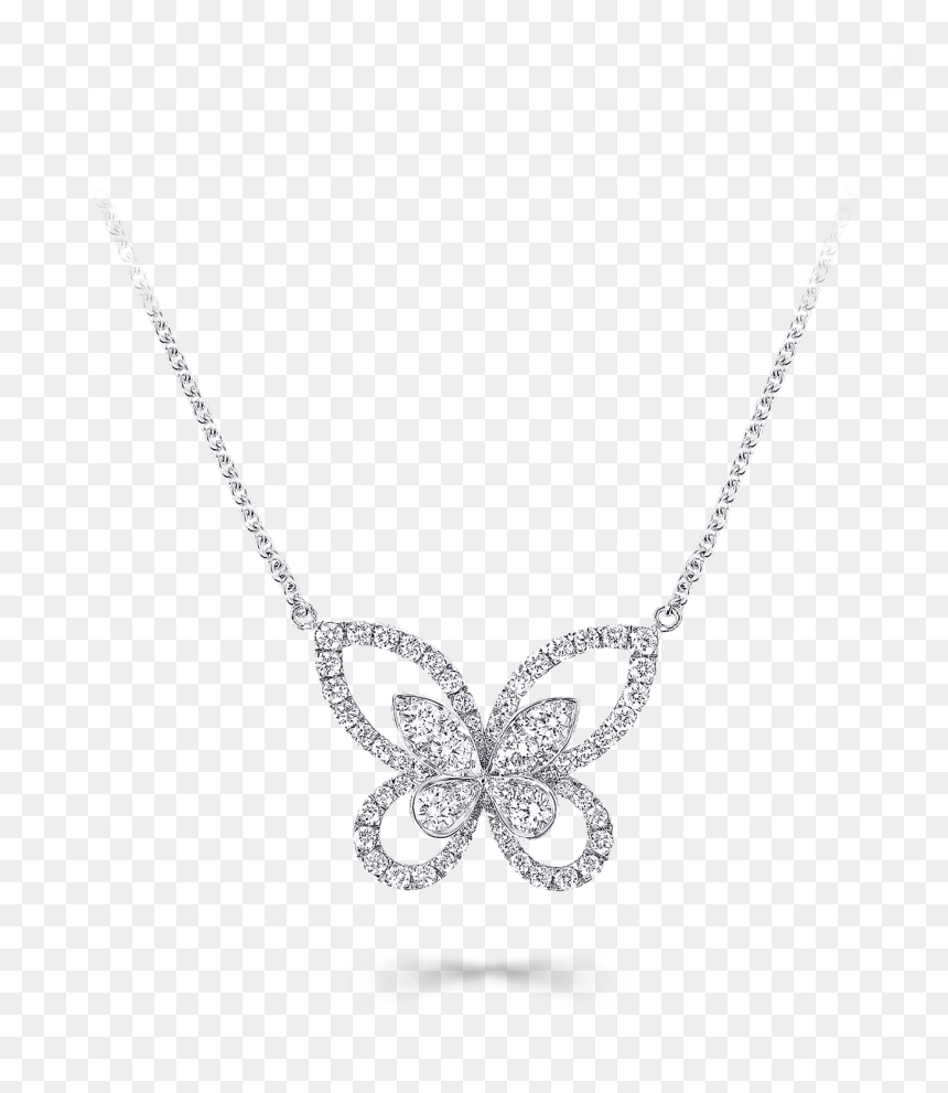 Pendant, HD Png Download - butterfly silhouette png