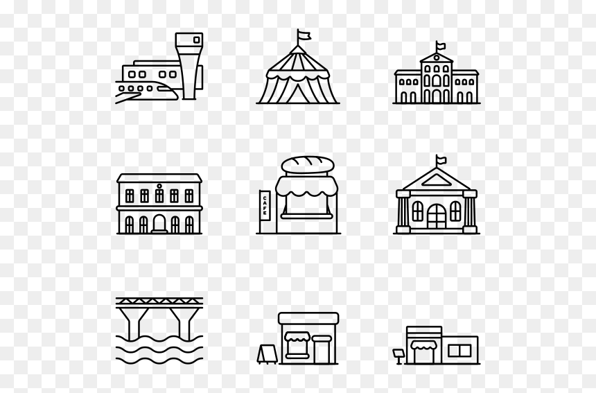 Icon, HD Png Download - house outline png
