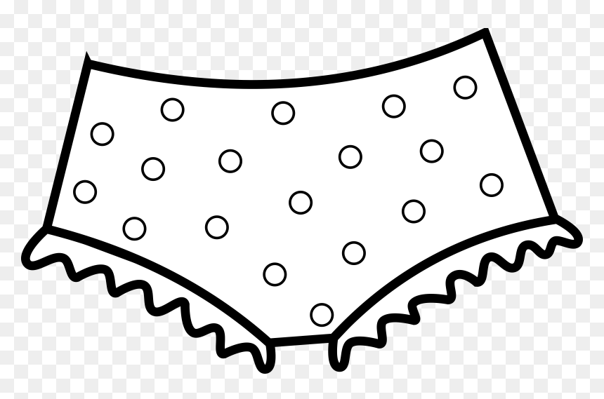 Dotted Panties Clip Arts - Panties Clip Art, HD Png Download - panties png