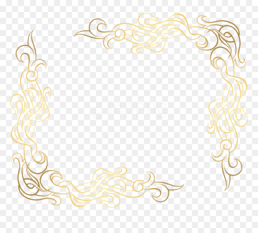 Free Png Download Gold Corner Decoration Clipart Png - Transparent Decoration, Png Download - decorative png