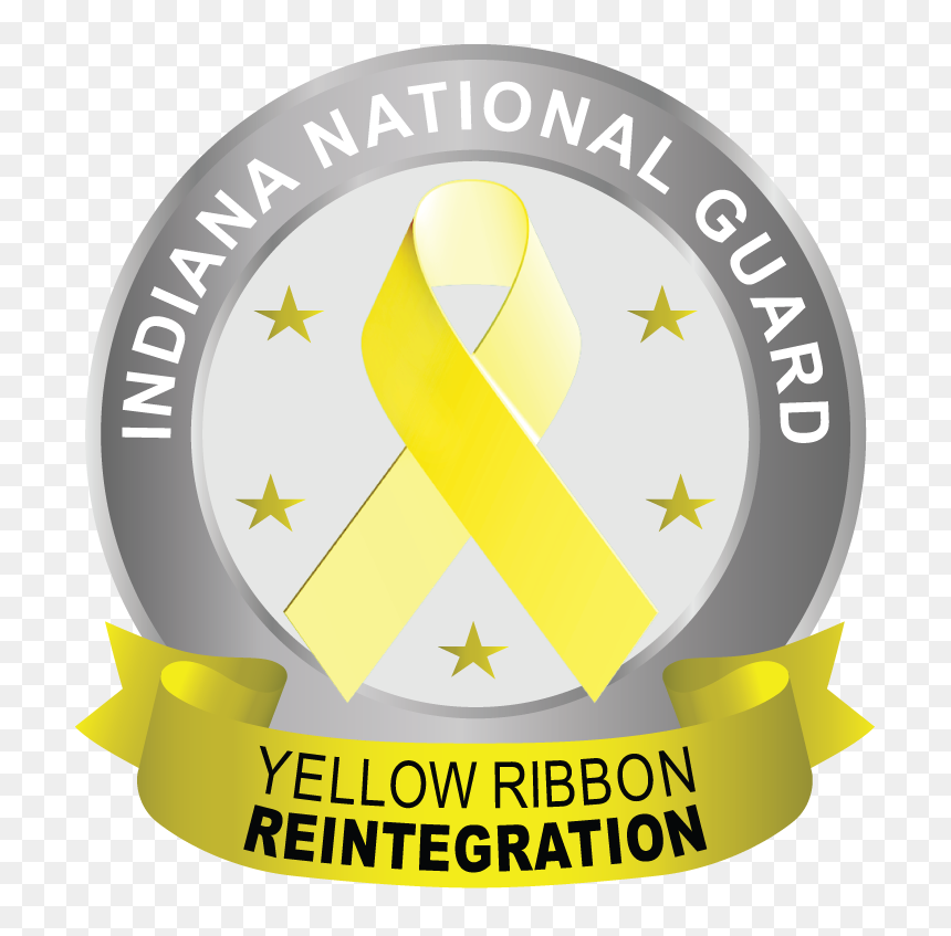 Label, HD Png Download - yellow ribbon png