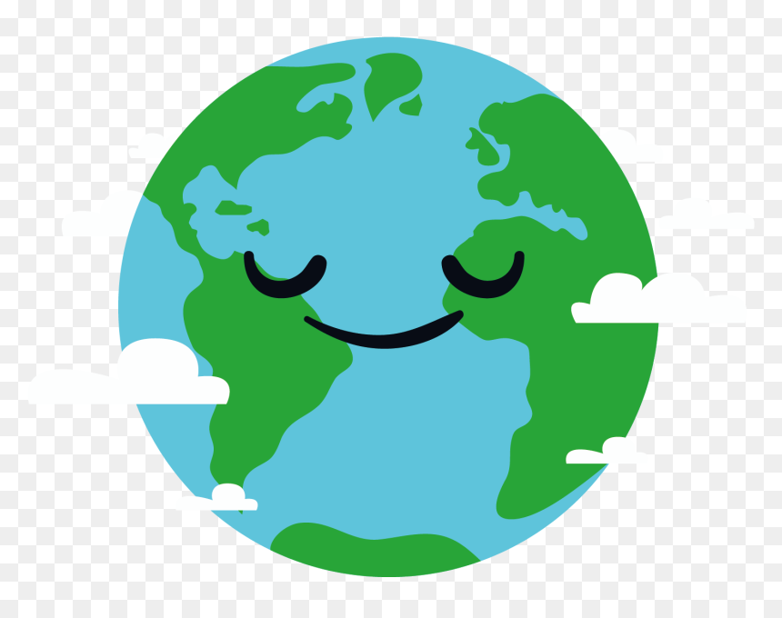 Earth T Shirt Vector Blue Earth Smiling Face 1500 - Cartoon Earth With Face, HD Png Download - peace png