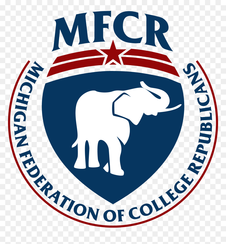 Michigan Federation Of College Republicans, HD Png Download - republican elephant png
