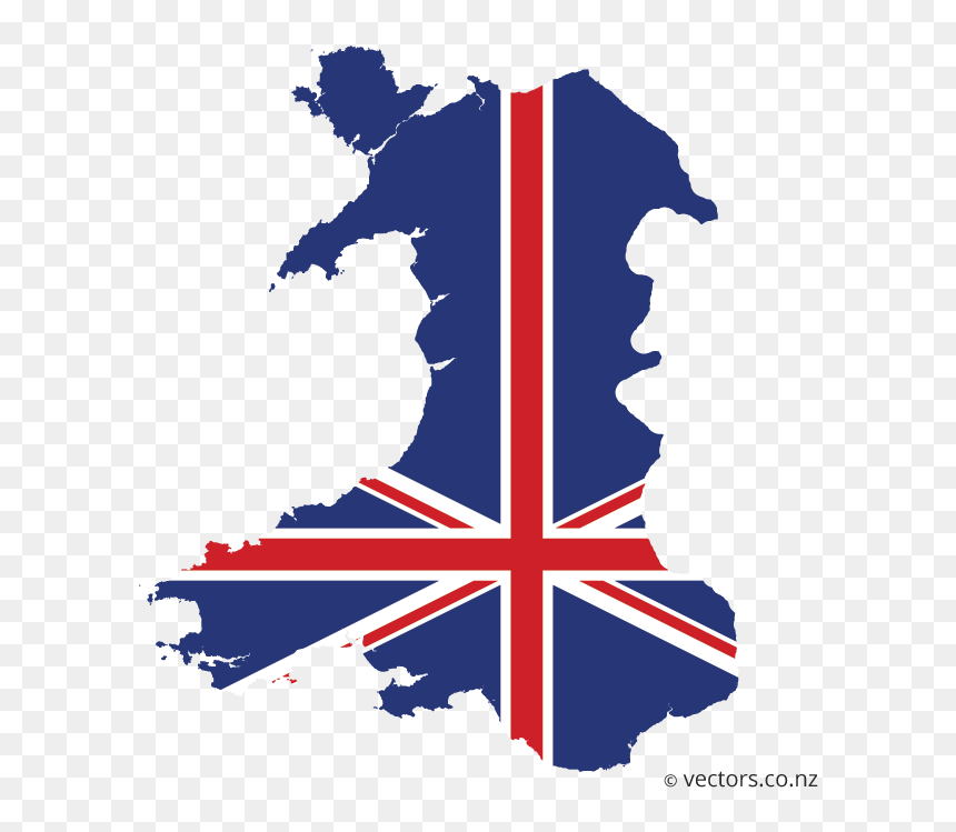 Health Boards In Wales , Png Download - Wales General Election 1997, Transparent Png - uk flag png