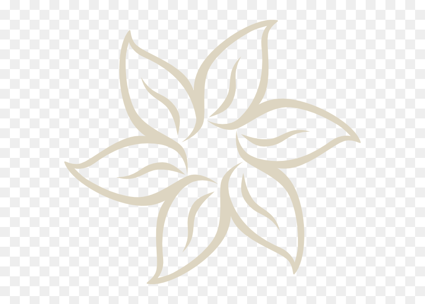 Beige, Floral, Flower, Decorative Svg Clip Arts - Gobo Flower, HD Png Download - decorative png