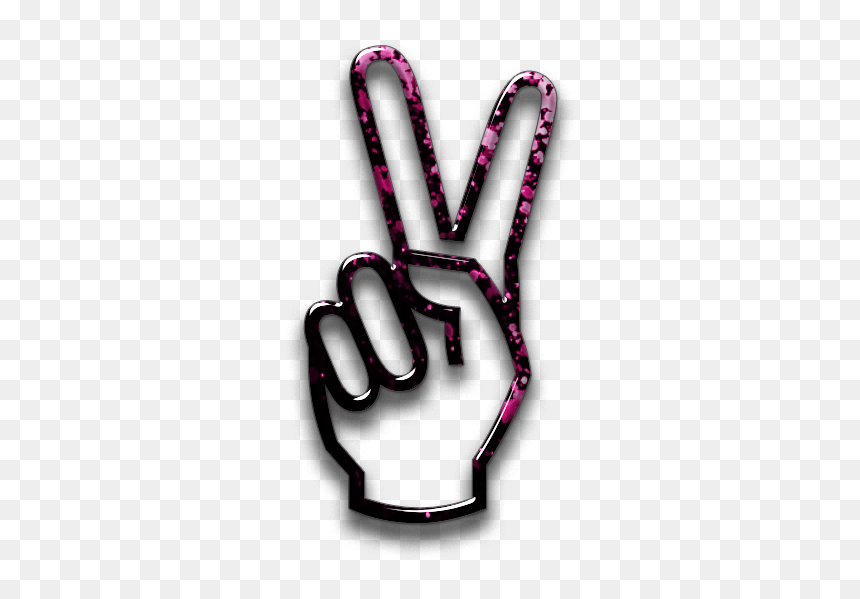 Png Format Images Of Peace Sign - Clipart Peace Hand Png, Transparent Png - peace png