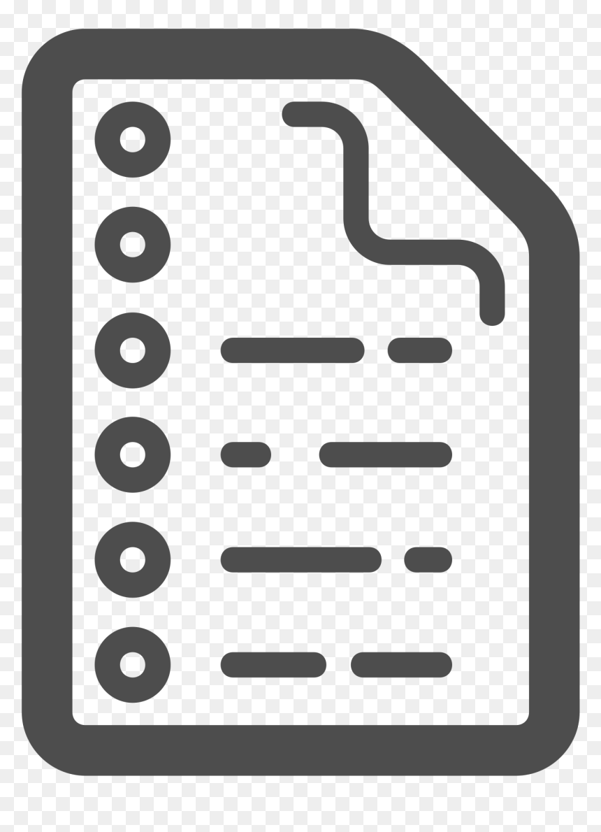 Paper Note Clip Arts - Paper Notes Clipart Black And White, HD Png Download - note paper png