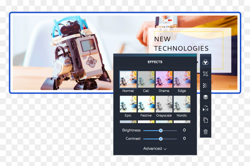 Create Header In Crello - Gadget, HD Png Download - twitter png transparent