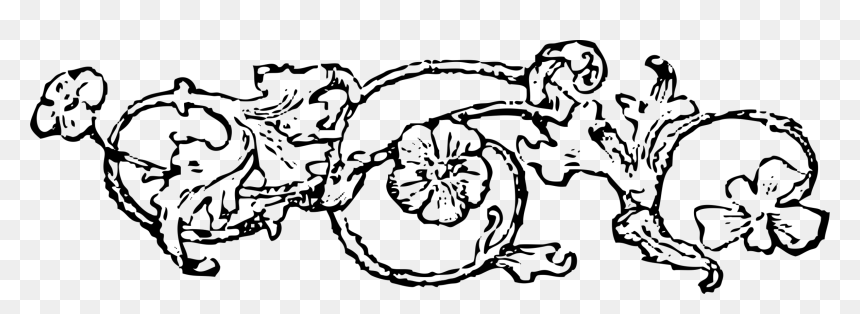 Art,monochrome Photography,carnivoran - Ornement Victorien Png, Transparent Png - decorative png