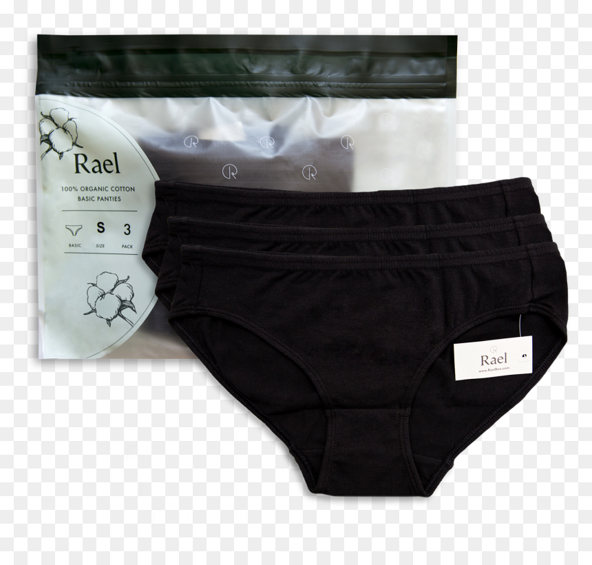 Rael Women"s Organic Cotton Basic Panties /small - Underpants, HD Png Download - panties png