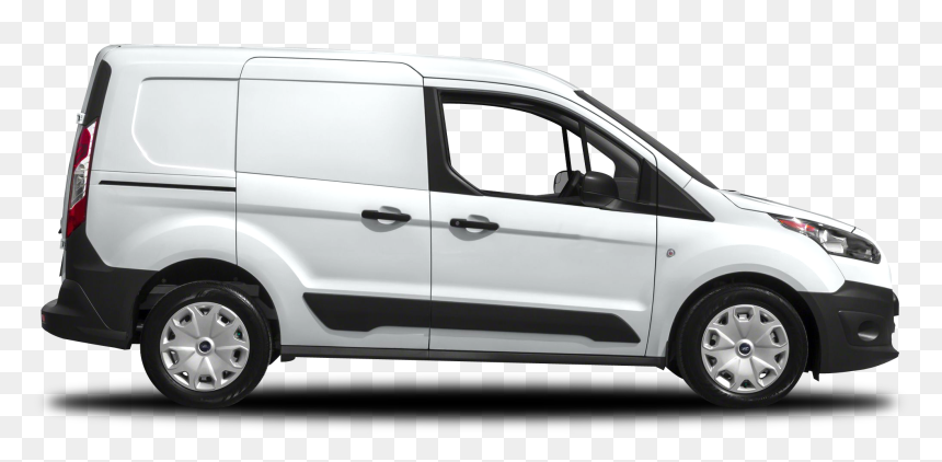 Black And White Van Png Transparent Black And White - Ford Transit Connect White, Png Download - van png