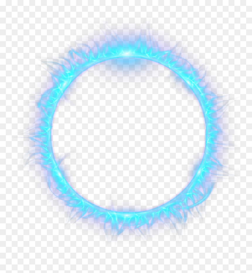 Transparent Circle Cliparts - Circle, HD Png Download - blue flame png