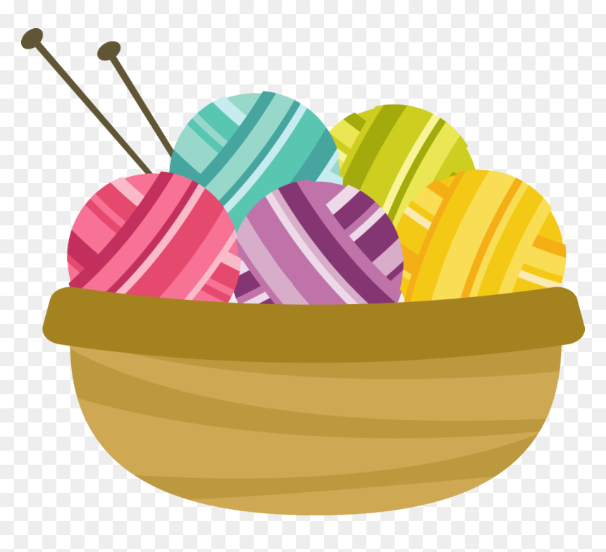 A Group For Those Who Like To Knit And Crochet To Communication - Cute Knitting Clip Art, HD Png Download - yarn png
