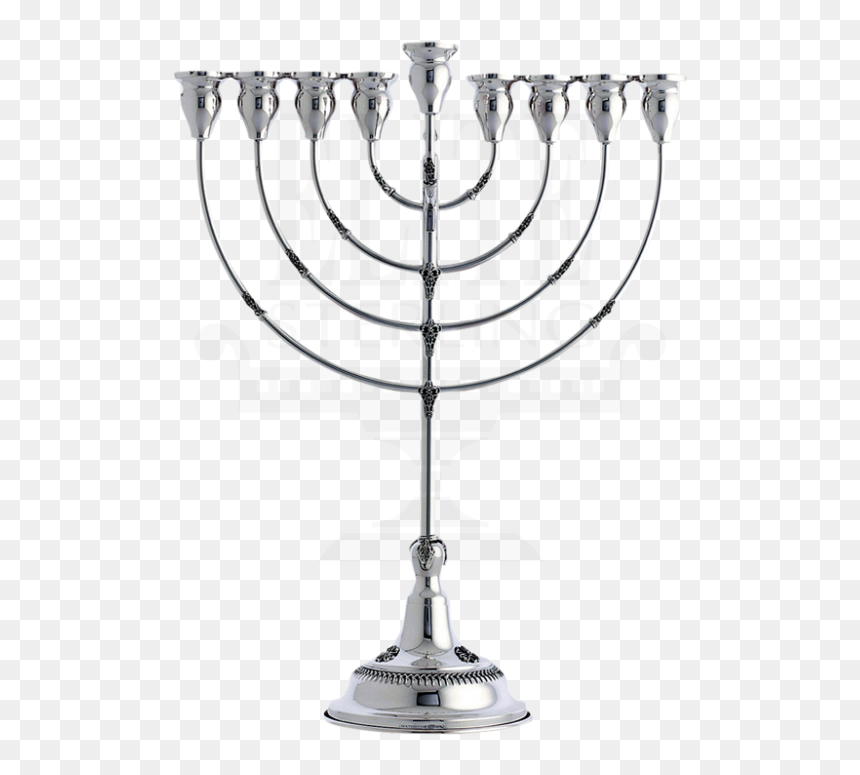 Close Filgrin Silver Menorah - Silver Menorahs, HD Png Download - menorah png