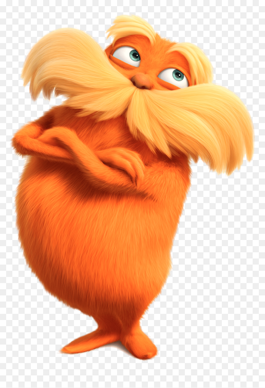 The Lorax Thinking - Lorax Png, Transparent Png - lorax png