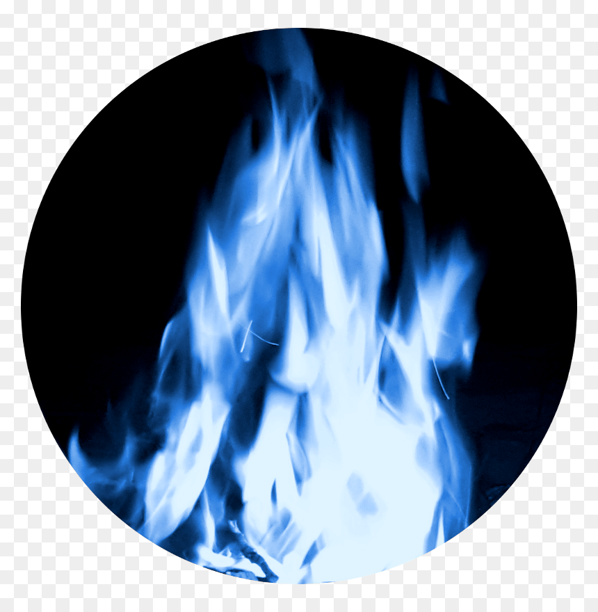 Home Of The Great Blue Flame - Flame, HD Png Download - blue flame png