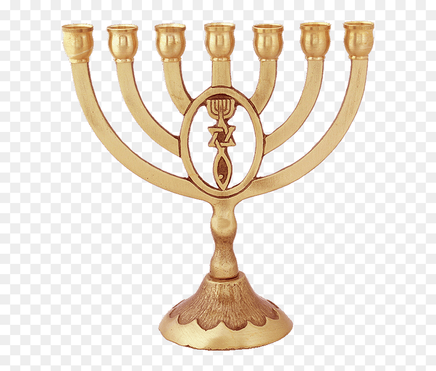 Messianic Menorah With A Grafted In Symbol - Menorah Png, Transparent Png - menorah png