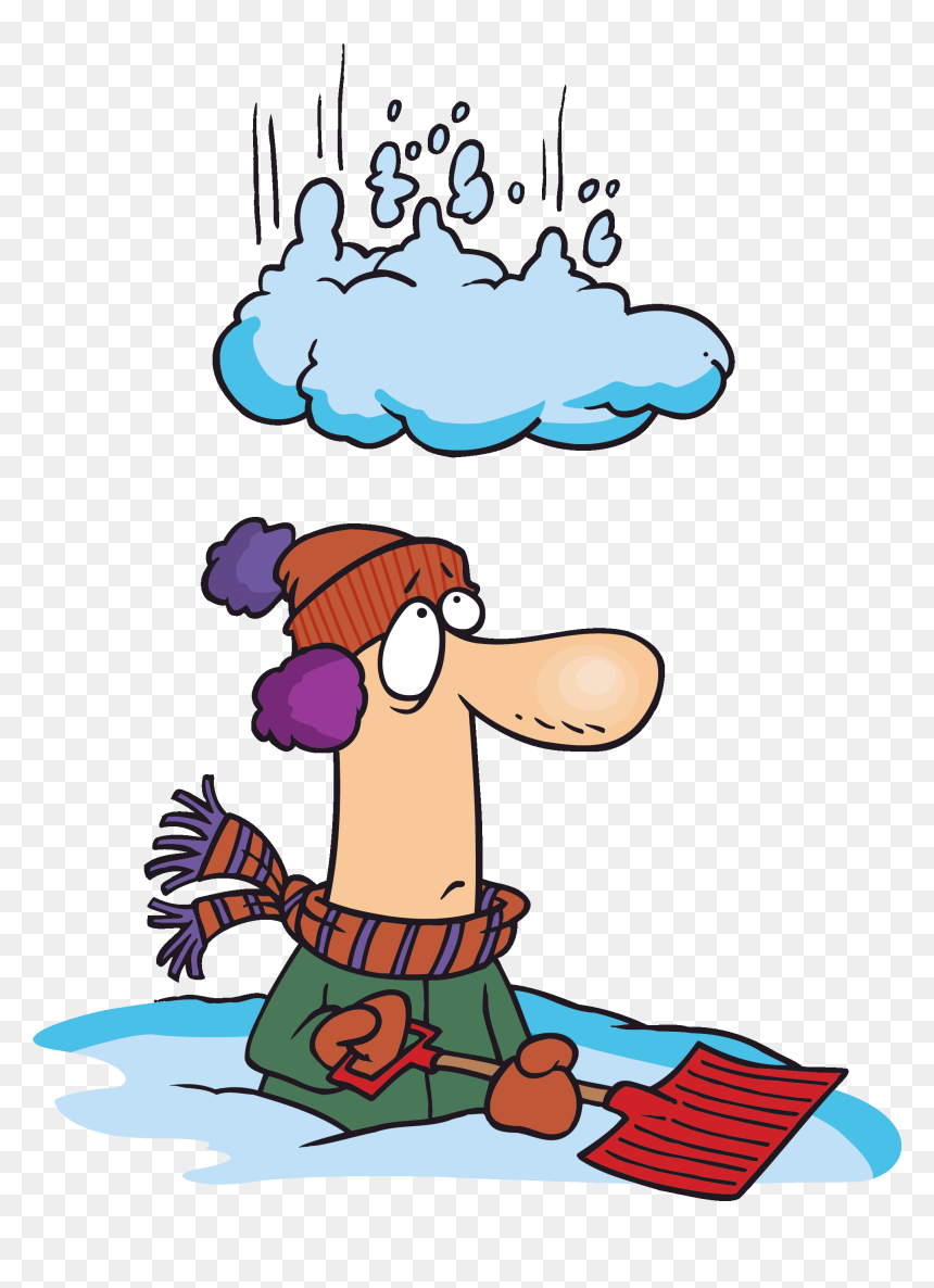 Soup Cook Off Clipart - Man Shoveling Snow Clipart, HD Png Download - snowing png