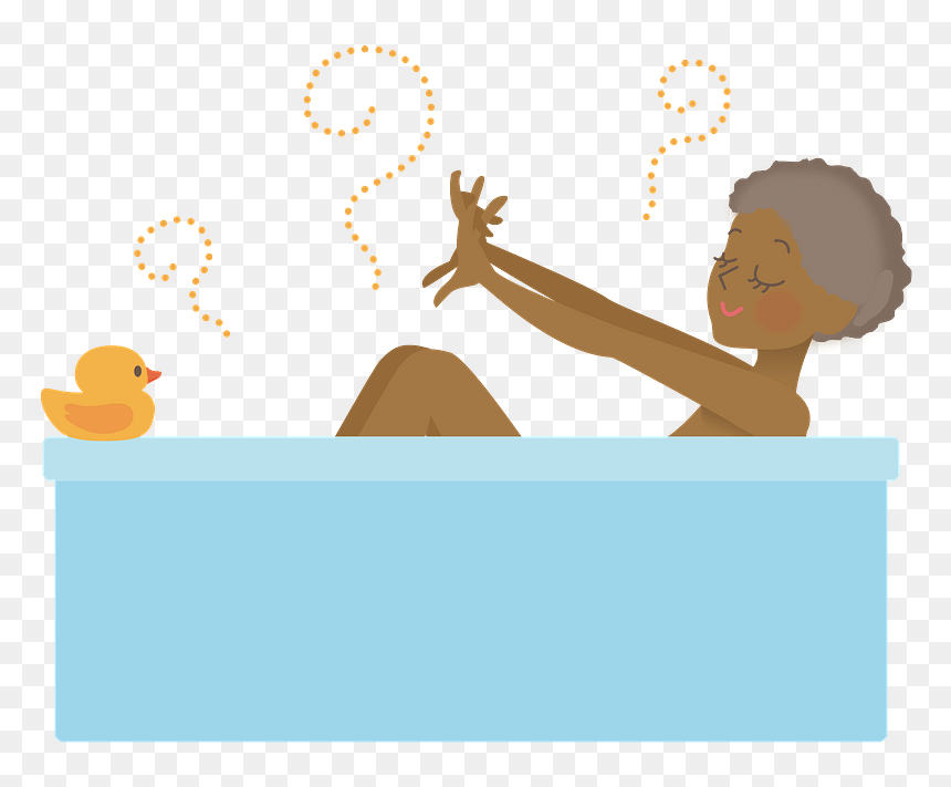 African Woman Bath Clipart - Illustration, HD Png Download - african people png