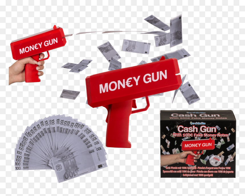 Pistol Cu Bani, HD Png Download - money rain png