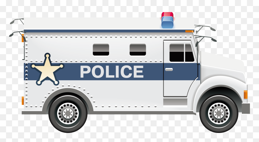 Emergency Clipart Australian Ambulance - Clip Art Police Van, HD Png Download - van png