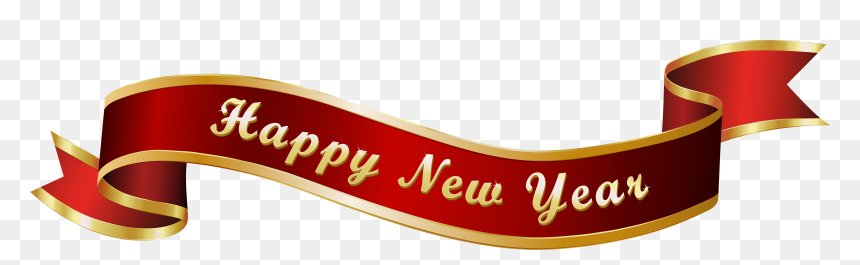 Happy New Year Banner Clipart, HD Png Download - new years eve png