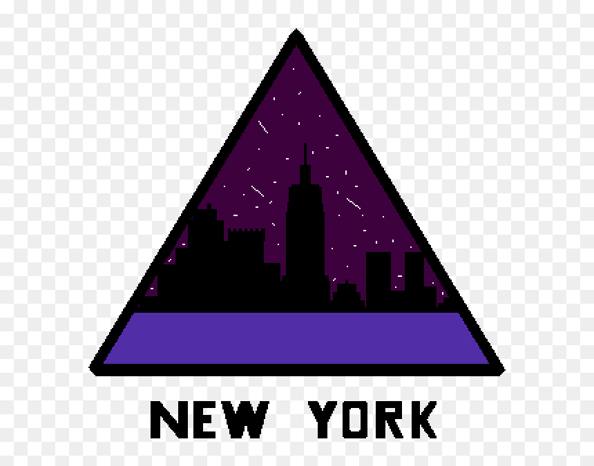 Triangle, HD Png Download - new york skyline png