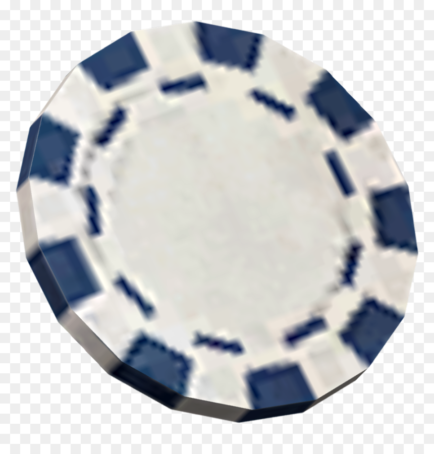 Blue Poker Chip - Casino Token, HD Png Download - poker chip png