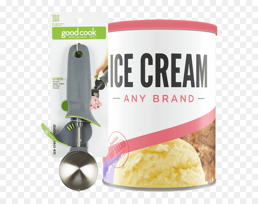 00 For Goodcook® Pro Ice Cream Scoop & Any Brand Ice - Good Cook, HD Png Download - ice cream scoop png