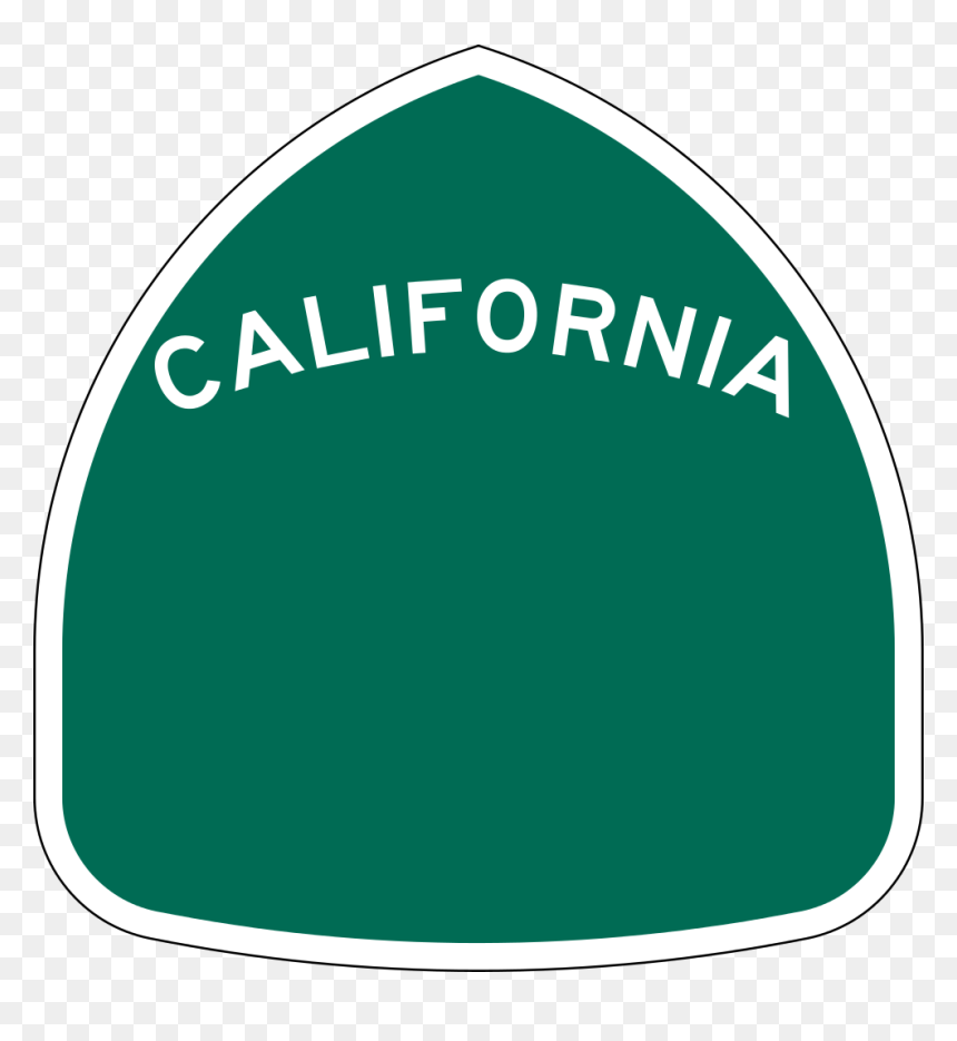 Blank California Road Sign, HD Png Download - blank shield png