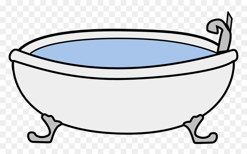 Bathtub Images Ideas Blue - Clip Art Bath Tub, HD Png Download - bathtub png