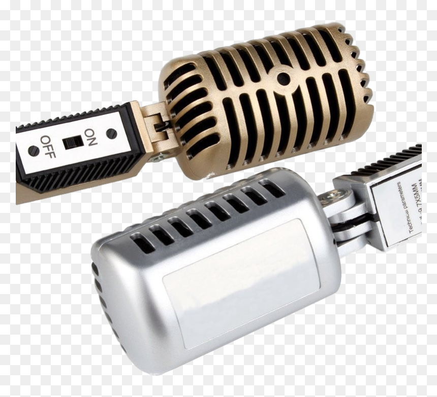 Nmc01 Vintage Style Desktop Microphone - Electronics, HD Png Download - vintage microphone png