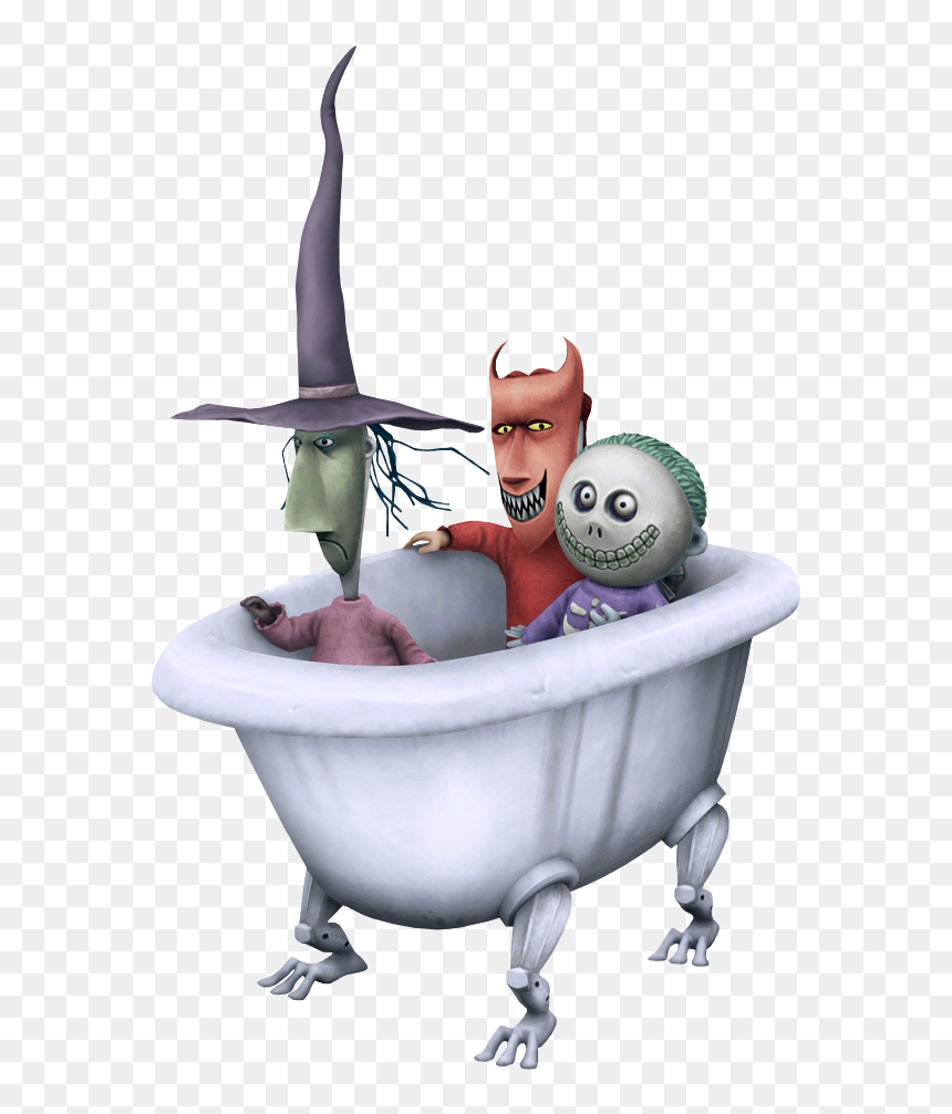 Bathtub Khii - Bath Nightmare Before Christmas, HD Png Download - bathtub png