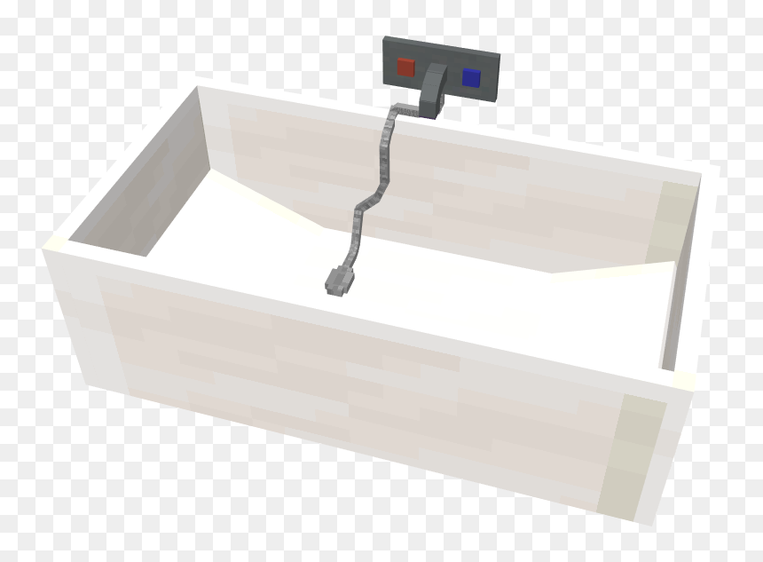 Custom Items And Entities - Bathtub, HD Png Download - bathtub png