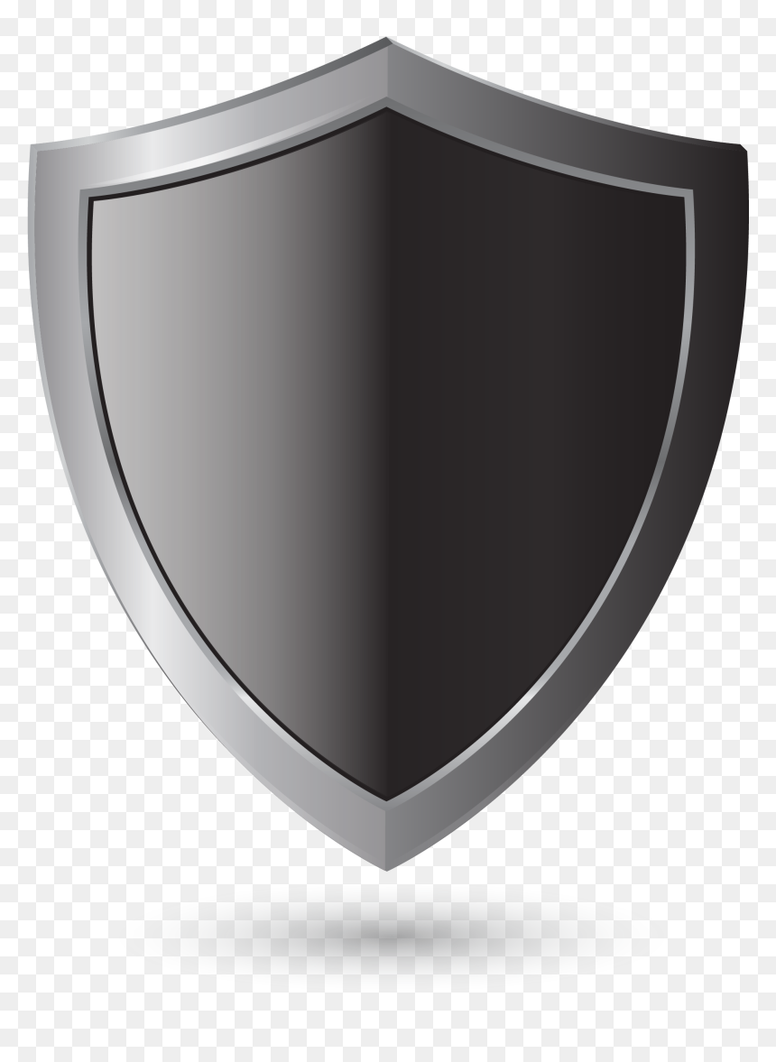 Banner Black And White Download Shield Black Free To - Shield, HD Png Download - blank shield png