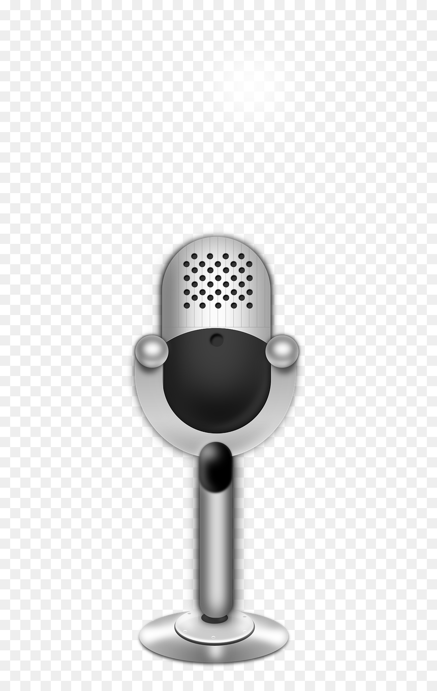 Microphone, HD Png Download - vintage microphone png