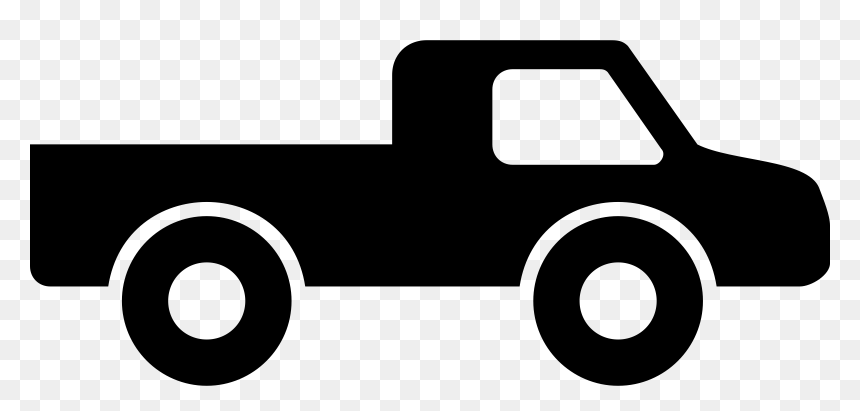 Simple Truck Clip Arts - Simple Clip Art Truck, HD Png Download - truck icon png