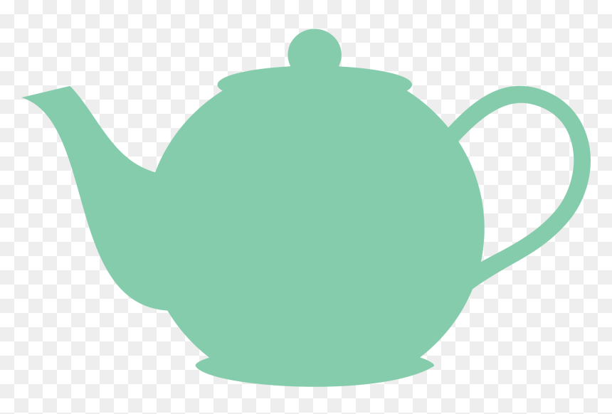 Teacup Clipart Silhouette - Transparent Background Teapot Clipart, HD Png Download - teacup png