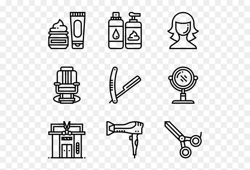 Icons Wedding, HD Png Download - barber scissors png