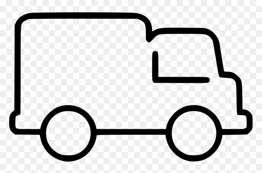 Transport Truck Comments - Truck Line Drawing Png, Transparent Png - truck icon png