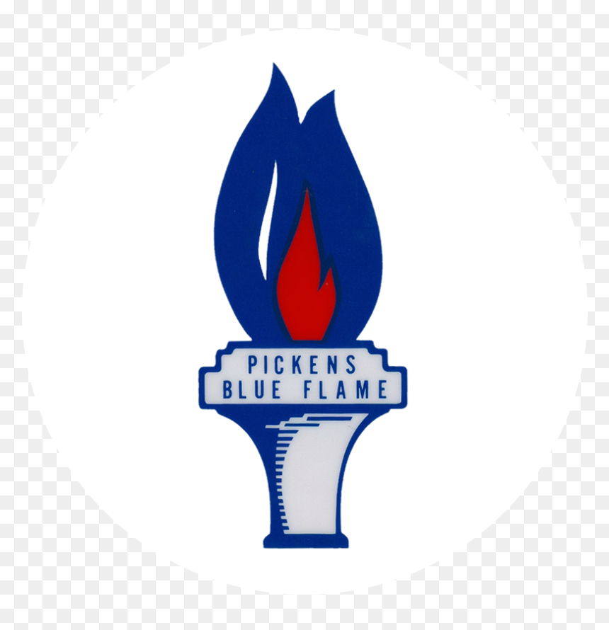 School Logo - Pickens Blue Flame, HD Png Download - blue flame png