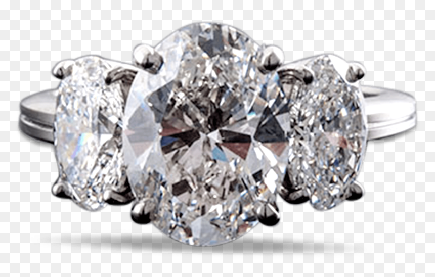 Three Stone Diamond Ring, - Pre-engagement Ring, HD Png Download - diamond ring png