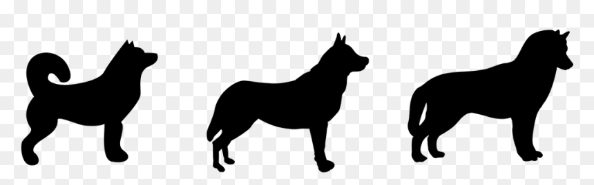 Husky Silhouette Png, Transparent Png - husky png