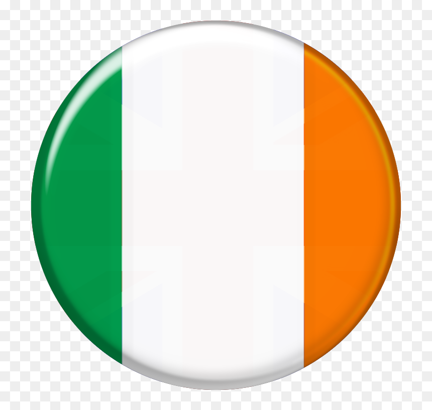 Icreate Project - Ireland Flag Circle No Background, HD Png Download - hindu flag png