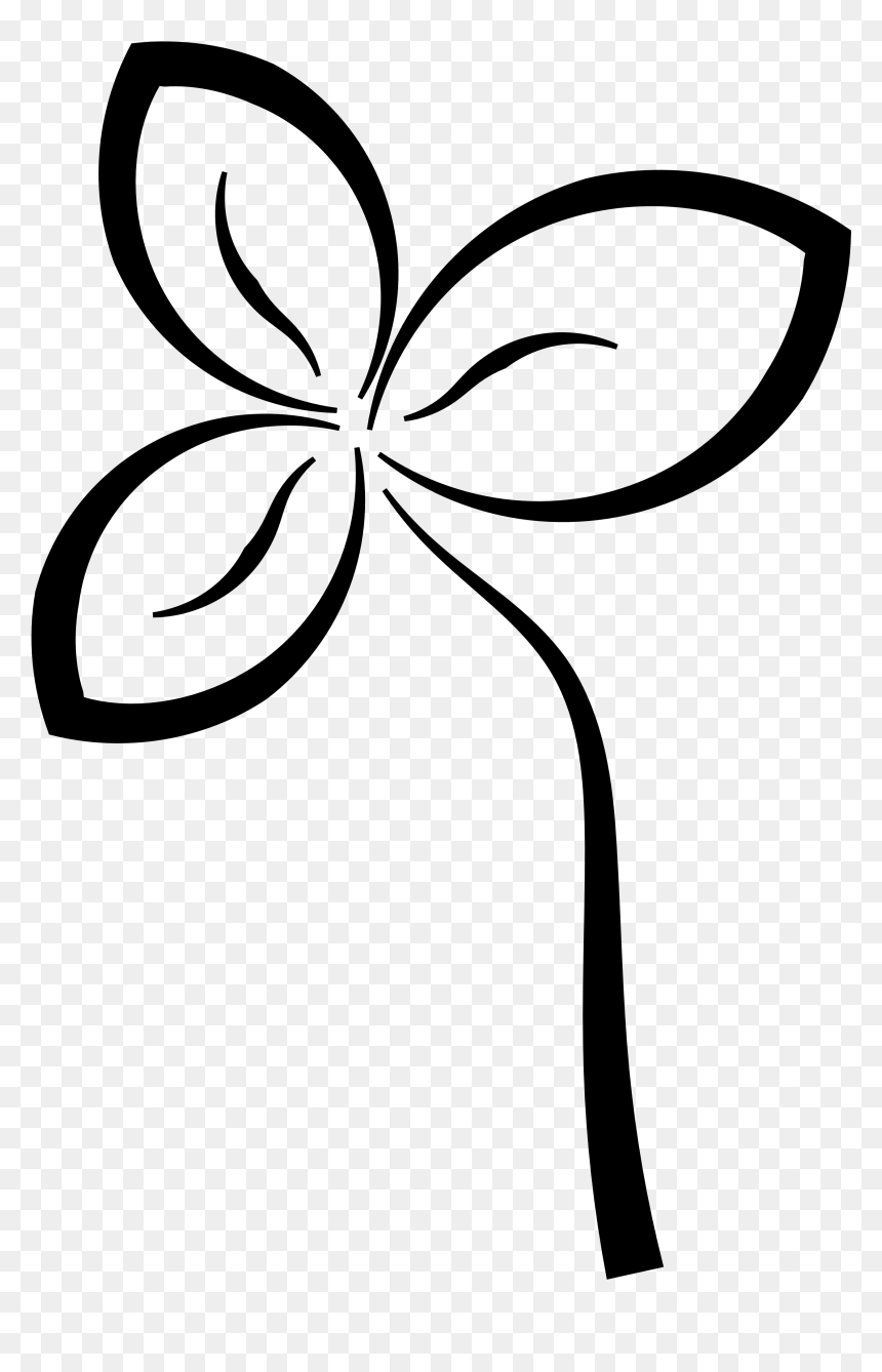 Flower Black And White For Desktop Background 13 Hd - Clip Art, HD Png Download - black and white png