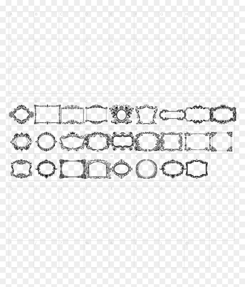Line Art, HD Png Download - vintage frames png