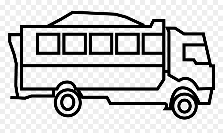 Minibus, HD Png Download - truck icon png